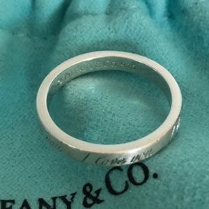 Tiffany and Co  "I love you" ring